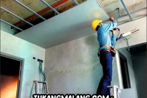 Tukang plafon di Area Malang